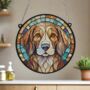 Beagle Stained Glass Effect Suncatcher, thumbnail 4 of 6