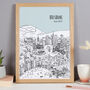 Personalised Brisbane Print, thumbnail 10 of 10