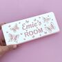 Personalised Butterfly Children's Door Sign, thumbnail 1 of 12