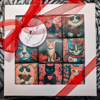 Cat Lover Valentine's Day Biscuits Gift Box, 5 of 6