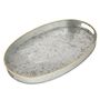 Galvanised Zinc And Gold Barware Serving Tray, thumbnail 2 of 7