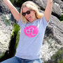Neon Zodiac Star Sign Women's T Shirt, thumbnail 1 of 8