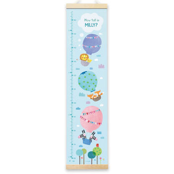 Personalised Balloons Height Chart, 2 of 7
