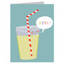 Mini Lemonade Greetings Card, thumbnail 2 of 5