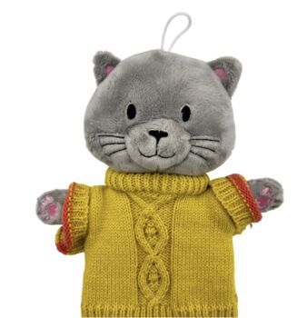 Hot Water Bottle Cat In Jumper, 4 of 4