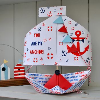 Personalised Mother's Day Sailboat Card, 3 of 9