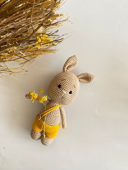 Handmade Crochet Bunny Toys For Babies And Kids, 6 of 12