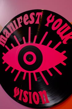 Manifest Upcycled 12' Lp Vinyl Record Decor, 8 of 8