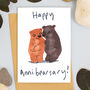 Happy Anniversary Bear Card, thumbnail 1 of 3