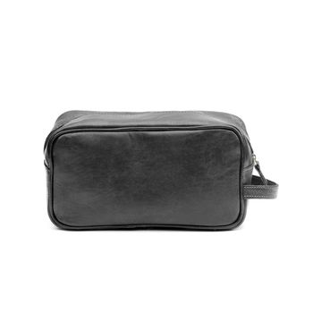 Max Leather Wash Bag By Ismad London | notonthehighstreet.com
