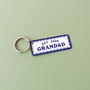 The Year You Became My Grandad Personalised Keyring, thumbnail 5 of 6