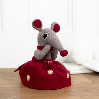 Shrew Soft Toy Personalised And Handmade, 3 of 9