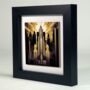 Urban Horizons Art Deco Three Framed Ceramic Art Tile, thumbnail 3 of 10