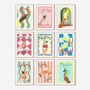 Vibrant Cocktail Wall Art Print Set, thumbnail 1 of 12