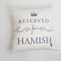 Personalised Pet Cushion With Crown Or Tiara, thumbnail 2 of 2