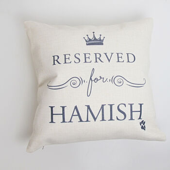 Personalised Pet Cushion With Crown Or Tiara, 2 of 2
