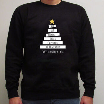 Personalised Family Christmas Jumper, 4 of 5