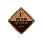 Square Cork Coaster 'Ski Hard, Après Harder' | Homeware | Tableware | Ski | Skiing Accessory | Montains, thumbnail 2 of 2