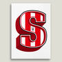 Southampton, A To Z Football Prints And Posters, thumbnail 4 of 6