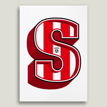 Southampton, A To Z Football Prints And Posters, 4 of 6