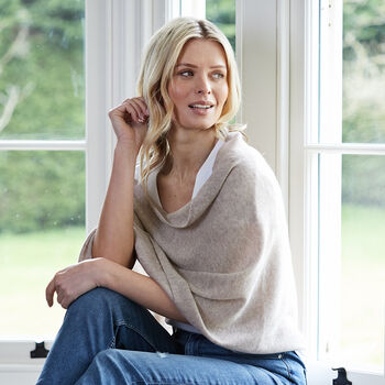 Lucy Four Way Cashmere Poncho, 12 of 12