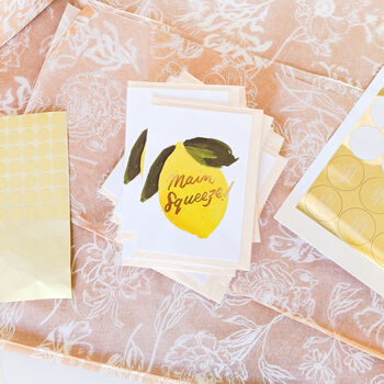 Main Squeeze Lemon Valentine's Card, 2 of 3