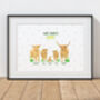 Personalised Highland Cattle Print, thumbnail 5 of 5