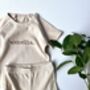 Personalised Summer Ribbed Cotton Kids Loungewear Set, thumbnail 5 of 10