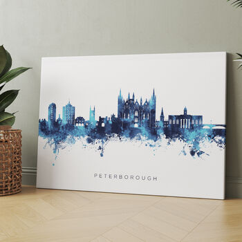 Peterborough Skyline Cityscape Art Print, 7 of 12