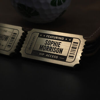 'The Birdie Show' Personalised Golf Ball Marker, 2 of 8