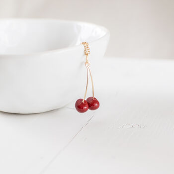 Red Cherry Necklace, 5 of 7