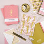 Seahorse Hardback Notebook In Dusty Pink Fabric, thumbnail 4 of 8
