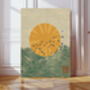 Raising Sun Japanese Art Print, thumbnail 1 of 4