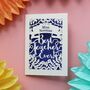 Personalised Papercut Best Teacher Card, thumbnail 1 of 7