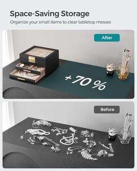 Multi Layer Jewellery Organiser Box Case With Drawers, 8 of 8