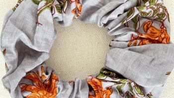 Print Scrunchie, Lighweight Soft Cotton, 6 of 13