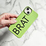 Glossy Slime Green Personalised Phone Case, thumbnail 6 of 7