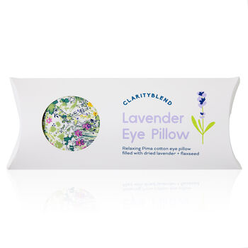 Relaxation Lavender Eye Pillow Green Garden Print, 3 of 5