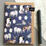 Arctic Animal Wrapping Paper And Cards Set, thumbnail 3 of 4