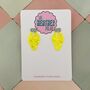 Christmas Lights Glitter Christmas Earrings / Festive Jewellery / Shimmering Multi Colour Dangles, thumbnail 1 of 12