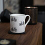 Bicycle Illustration Fine Bone China Mug, thumbnail 4 of 4