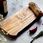 Personalised Live Edge Cheese/Chopping Board, thumbnail 1 of 8