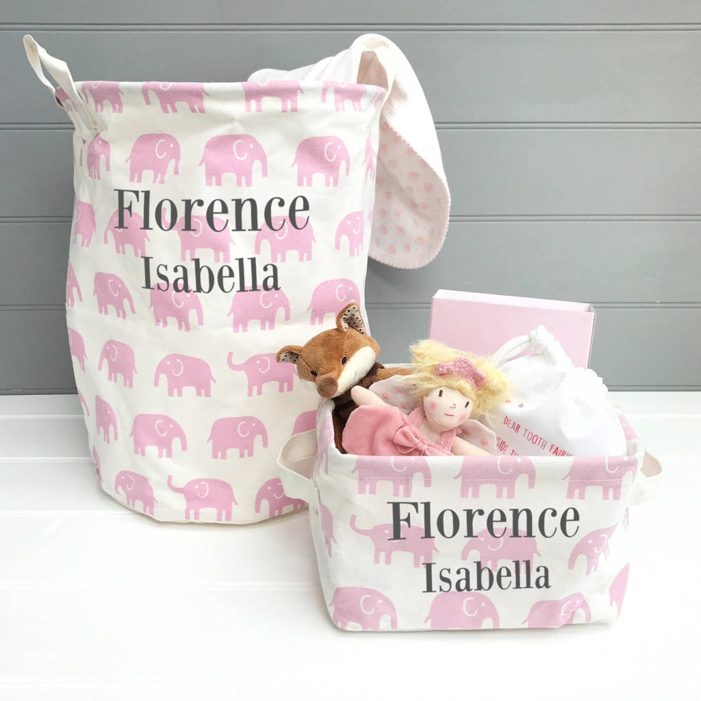Personalised Pink Nursery Storage By Pink Pineapple Home & Gifts