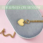 Personalised Chunky Chain Heart T Bar Necklace, thumbnail 7 of 12