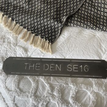 The Den Metal Football Street Sign – Designed And Made In Britain, 3 of 10
