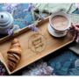 Personalised Bamboo Serving Tray With Handles, thumbnail 3 of 4