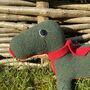 Dinosaur Soft Toy Small And Handmade, thumbnail 3 of 7