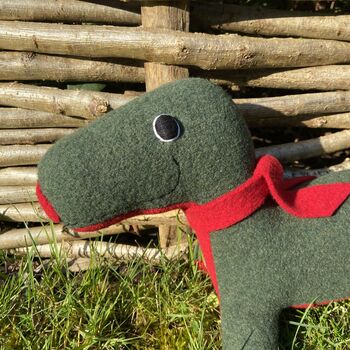 Dinosaur Soft Toy Small And Handmade, 3 of 7
