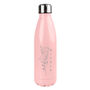 Personalised Floral Pink Metal Insulated Drinks Bottle, thumbnail 3 of 6