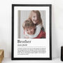 Personalised Brother Print, Gift For Brother, thumbnail 6 of 7